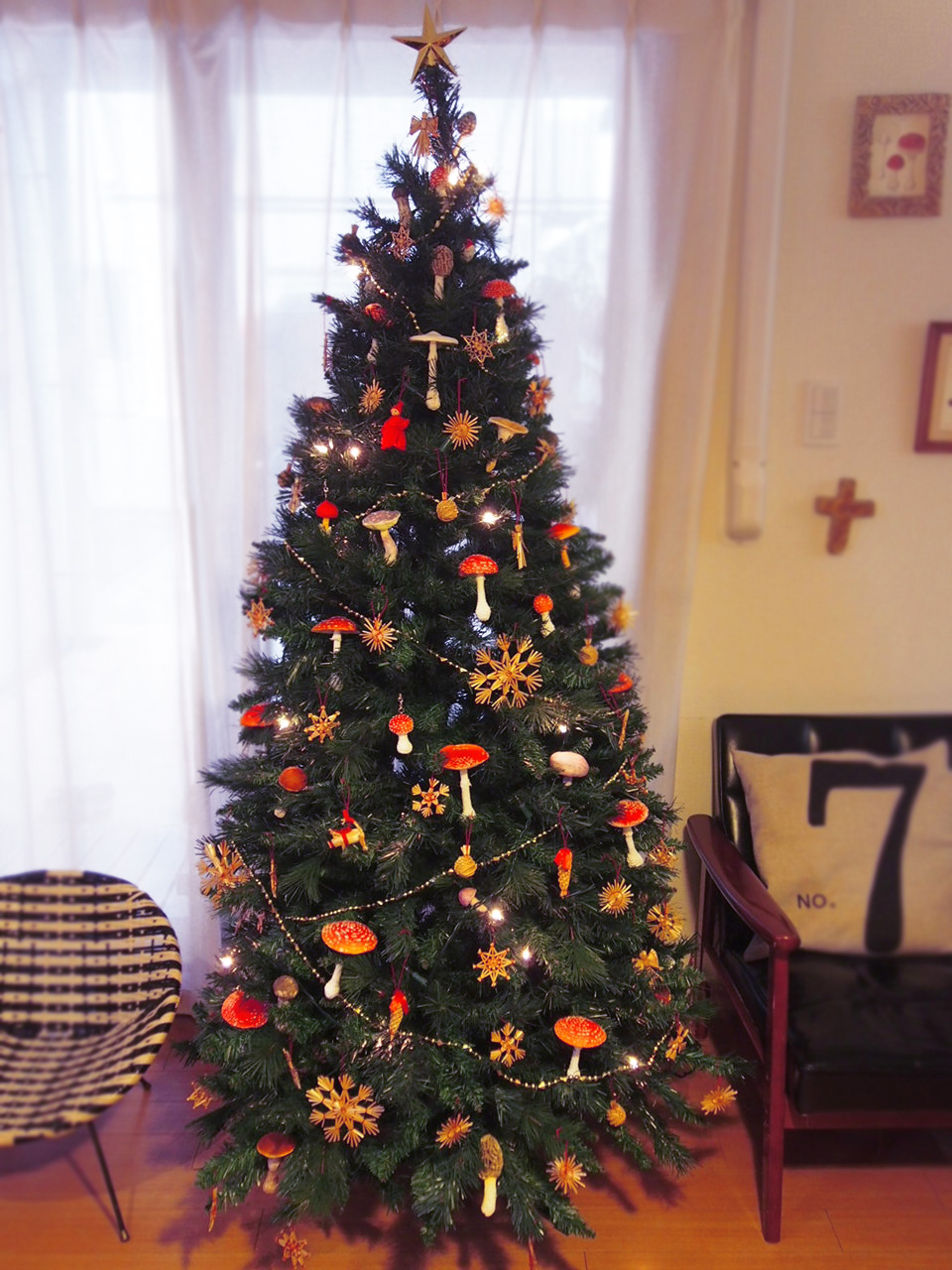 キノコのクリスマスツリー_a0254318_1372281.jpg