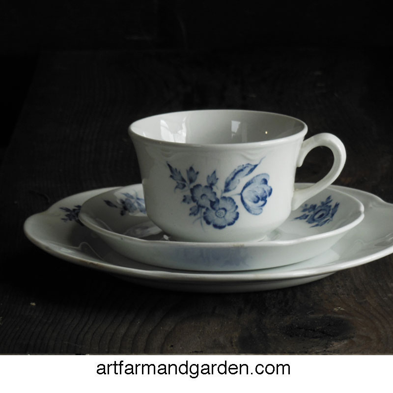 北欧のコーヒーカップ、アンティークのアラビア : アート農場と庭