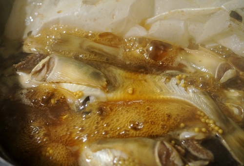 【おもてなし朝ご飯①ハタハタの煮付けレシピ】娘夫婦の結婚式出席で予約投稿です。_b0033423_030123.jpg