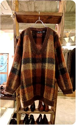 Blue & Brown Knit Sweater,  Jersey Dress ♪    _c0220830_1622663.jpg