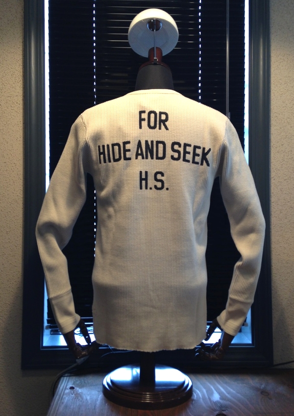 HIDE AND SEEK 入荷_c0233781_15233977.jpg