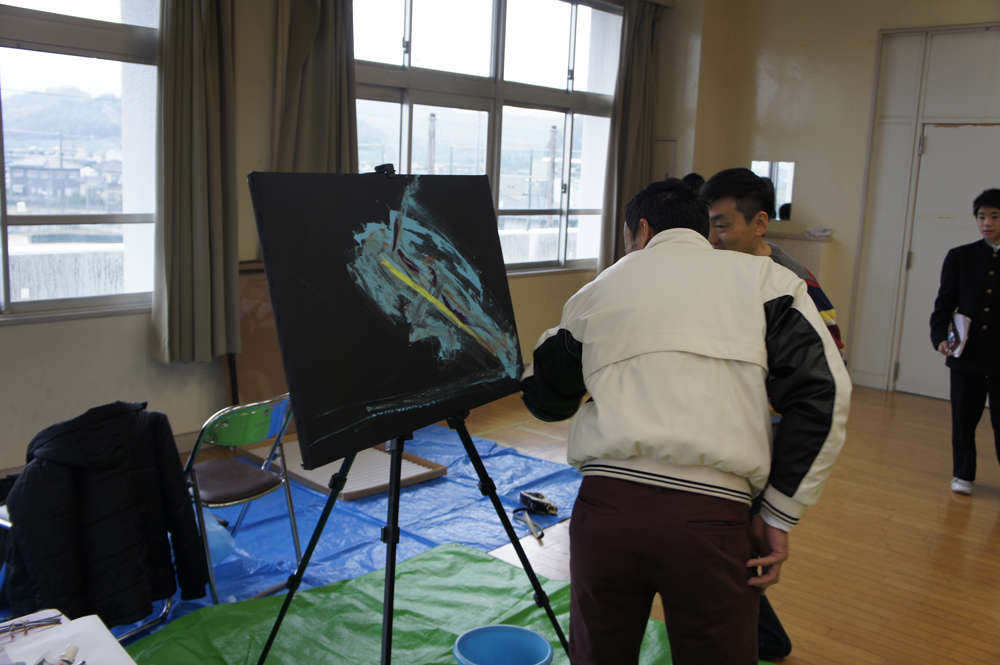 ライブペイント特別授業@天拝中学校_a0155662_1526644.jpg