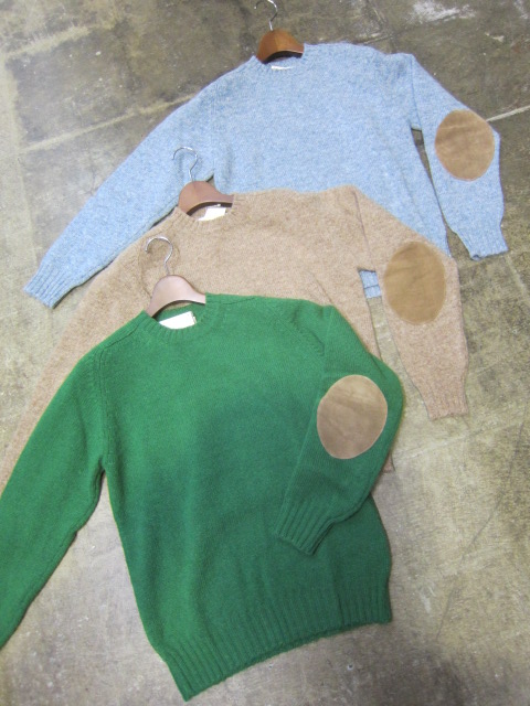 OLD DERBY (MADE in England)・・・POP CORN 編みCRUE KNIT！★！_d0152280_21392564.jpg