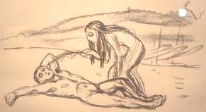 ムンク版画展：第1報　版画集《アルファとオメガ》 　＠国立西洋美術館_b0044404_10382739.jpg