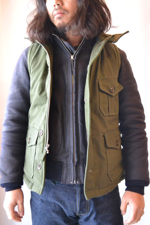 Air Crew Attached Hood Vest 着用画像_d0160378_1255112.jpg