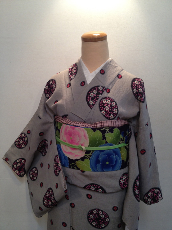 花水玉着物×大輪花帯「歳末 今昔きもの市」販売商品4_c0321302_1374730.jpg
