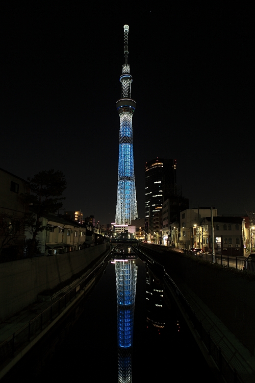 東京スカイツリーの夜景_e0303527_22374637.jpg