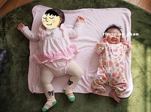 生後60日目 9ヶ月 Vs 明日で2ヶ月 旧 りんごの時間 生後60日目 9ヶ月 Vs 明日で2ヶ月 旧 りんごの時間