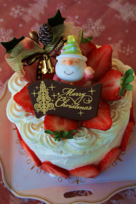 ☆クリスマス苺のデコレーションケーキ＆OZAWAクリスマスランチ☆_f0031304_835480.jpg