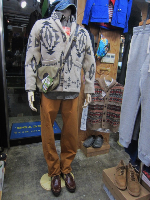 NATIVE Shawl WOOL CARDIGAN！♪！　By FIVE BROTHER_d0152280_2136582.jpg