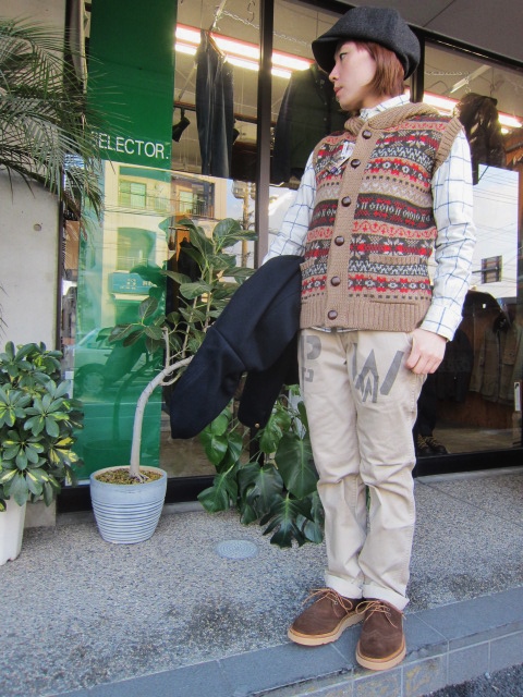 NATIVE Shawl WOOL CARDIGAN！♪！　By FIVE BROTHER_d0152280_213838100.jpg