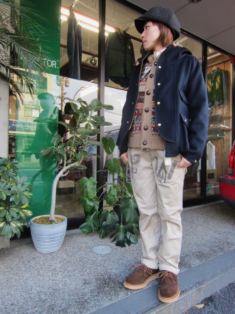 NATIVE Shawl WOOL CARDIGAN！♪！　By FIVE BROTHER_d0152280_21384467.jpg