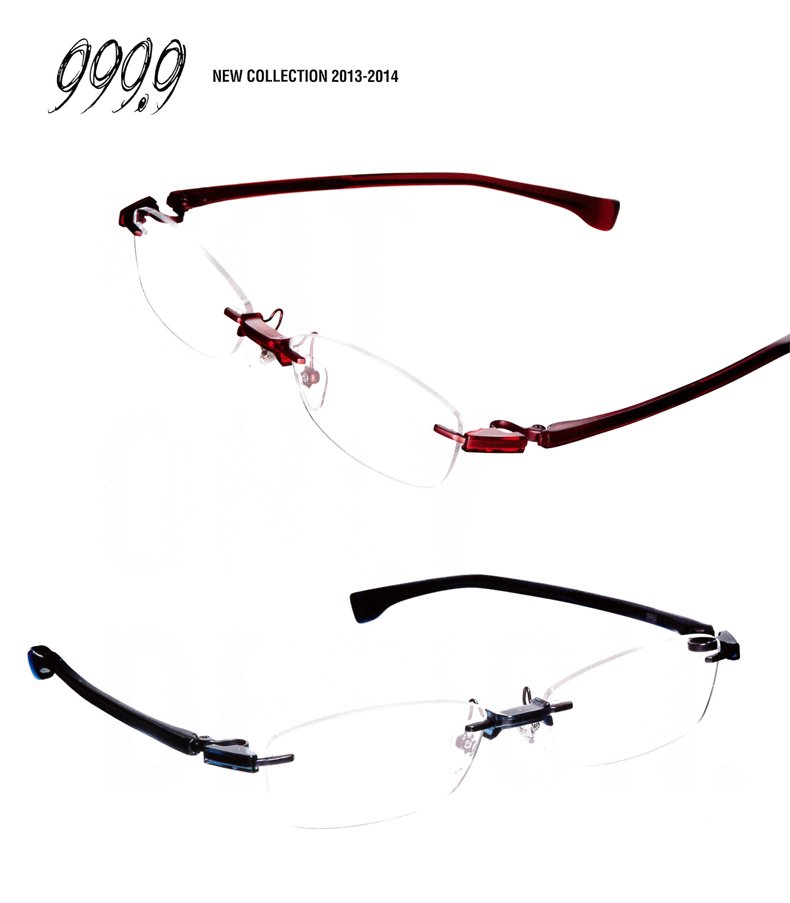 フォーナインズ新作プラスチックリムレスフレームTW-46入荷!_c0003493_9572048.jpg