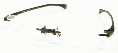 フォーナインズ新作プラスチックリムレスフレームTW-46入荷!_c0003493_9574047.jpg