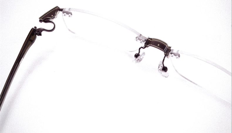 フォーナインズ新作プラスチックリムレスフレームTW-46入荷!_c0003493_9594316.jpg