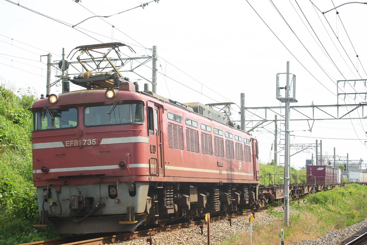 富山のef81たち13 735号機 適鉄 富山のef81たち13 735号機 適鉄