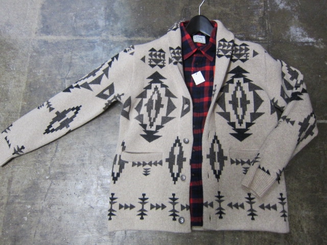 NATIVE Shawl WOOL CARDIGAN！♪！　By FIVE BROTHER_d0152280_22494231.jpg