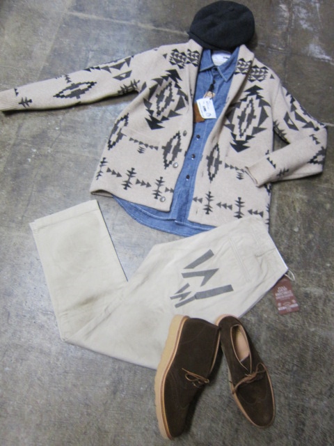 NATIVE Shawl WOOL CARDIGAN！♪！　By FIVE BROTHER_d0152280_22501330.jpg
