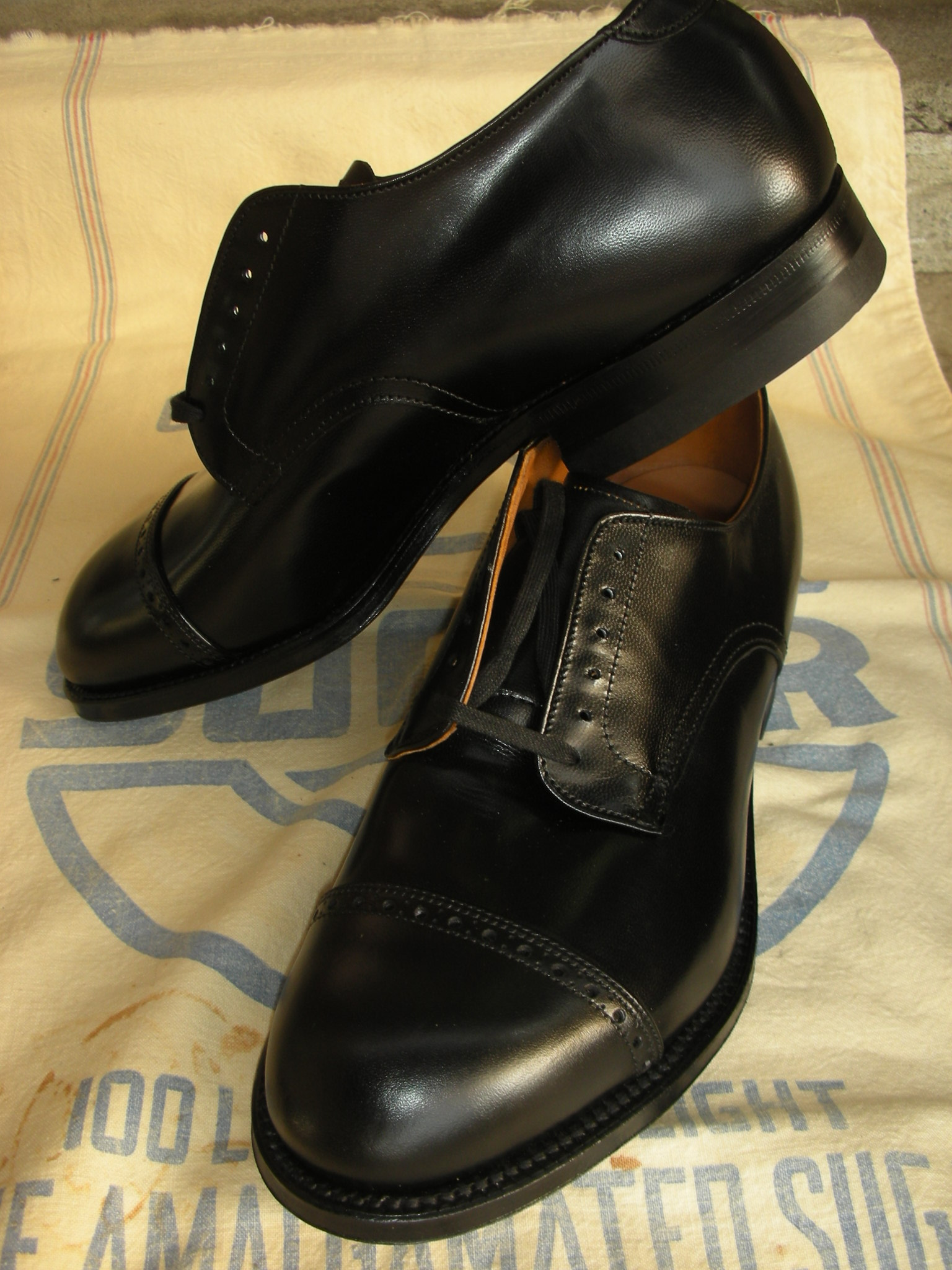 1980\'S DEADSTOCK ALDEN 559 CAP TOE DRESS SHOES SZ/7EEE 詳細画像_c0187684_136127.jpg