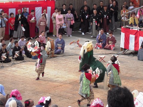 長崎くんち・奉納踊②　丸山町本踊り_d0049152_12399.jpg