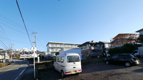 富士山の見える風景～今年最後の上棟は、上り坂に建つ家_c0160488_14392057.jpg