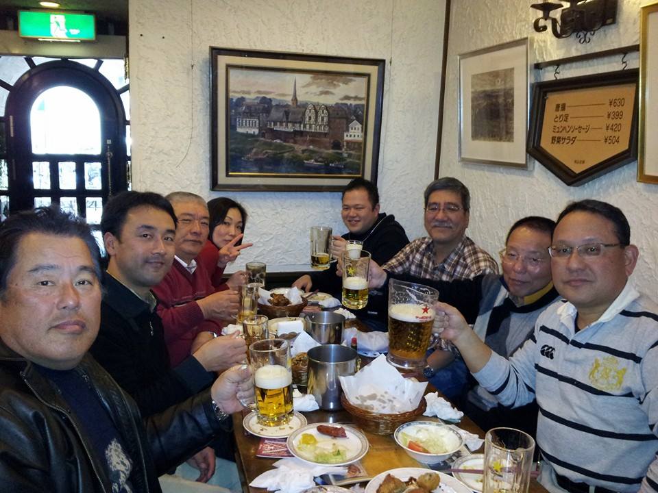 四国大会を応援してくれてる仲間と打ち納めです!_c0186691_11168.jpg