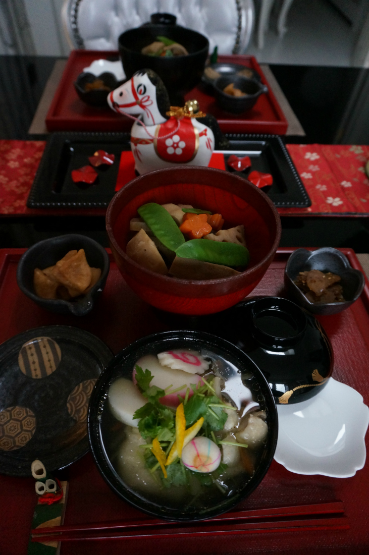 明けましておめでとうございます♪♪今年もお雑煮で幕開け~♪_a0266142_23321335.jpg