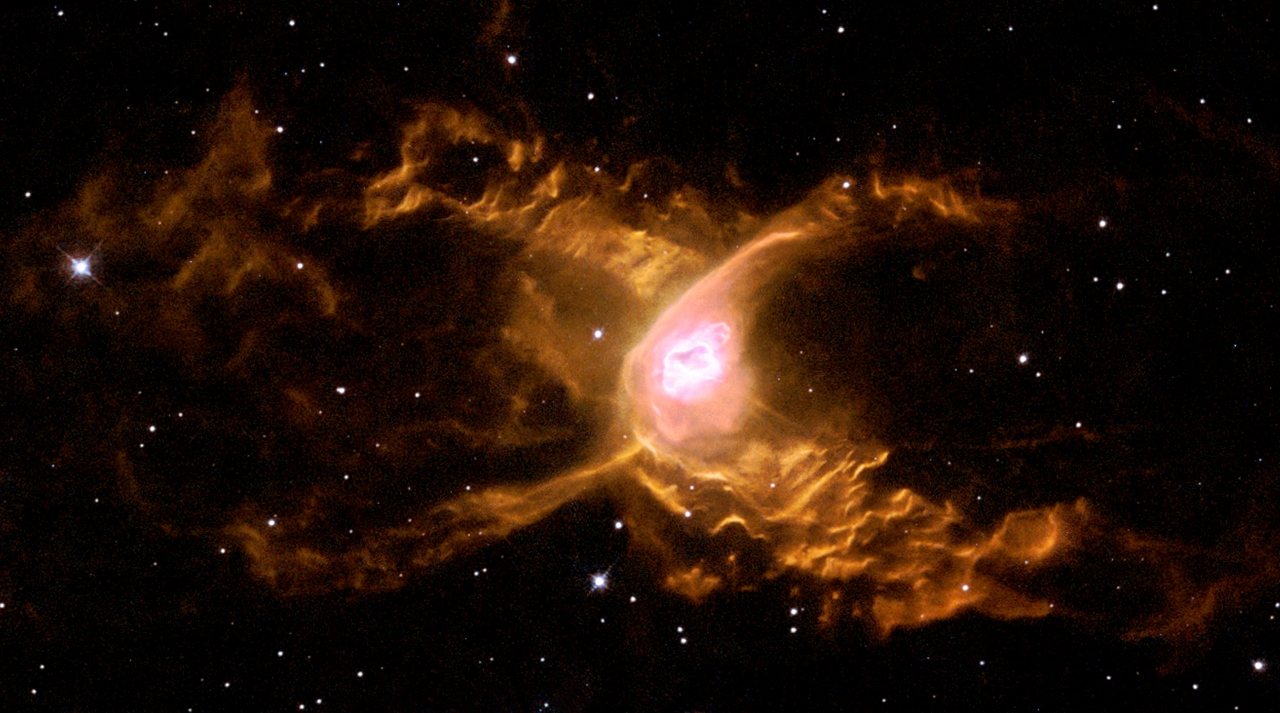 ハッブル宇宙望遠鏡が捉えたいて座の神秘的な惑星状星雲ngc6537 秘密の世界 The Secret World