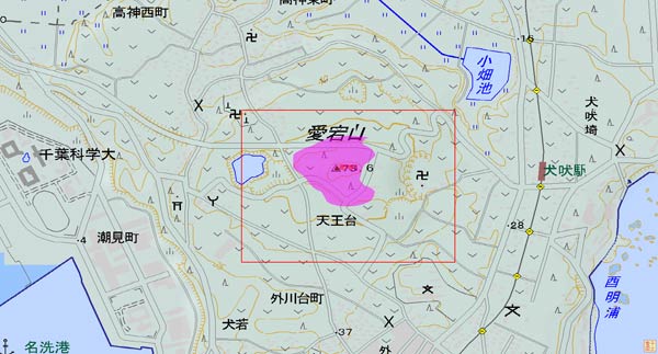 銚子市・愛宕山（73.6m）からの東京スカイツリー遠望（94.3km）_c0043361_15325250.jpg