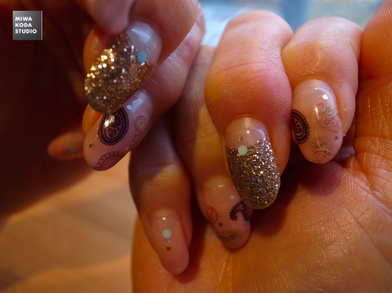 January 11, 2014 ゴージャスな爪 Nails in Gorgeous _a0307186_1395240.jpg
