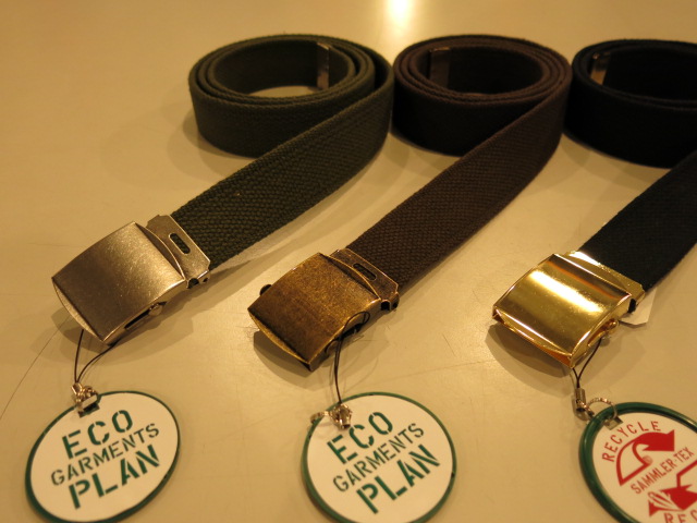 \"BY SAMMLER ECO GARMENTS PLAN × TheThreeRobbers WEBBING BELT/ORDER\"ってこんなこと。_c0140560_1153089.jpg
