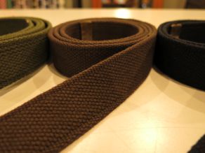\"BY SAMMLER ECO GARMENTS PLAN × TheThreeRobbers WEBBING BELT/ORDER\"ってこんなこと。_c0140560_1173923.jpg