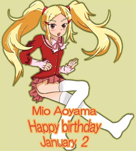 青山美生たん 誕生日おめでとう きんいろデイズ 青山美生たん 誕生日おめでとう きんいろデイズ