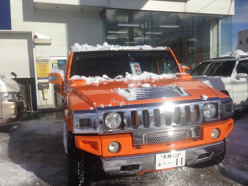 東京オートサロン準備の予定が除雪始めに、明寿ブログ、ランクル200ディーゼル_b0127002_20411122.jpg