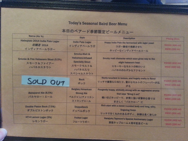 1/2 2014新年会 原宿タップルーム@渋谷区_b0042308_10415182.jpg