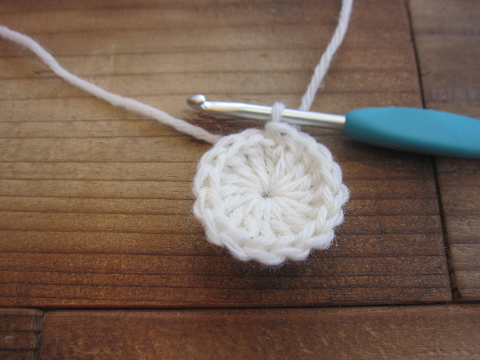 ＣＡＬ編み図】 雪の結晶ブランケット（２）モチーフ中央 : Crochet 