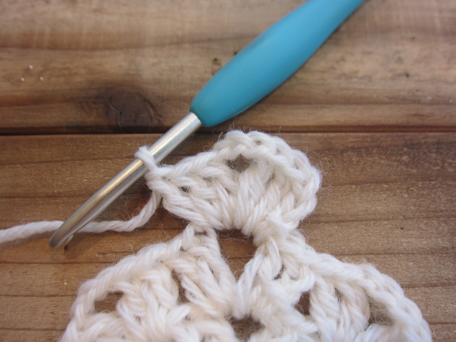ＣＡＬ編み図】 雪の結晶ブランケット（２）モチーフ中央 : Crochet 
