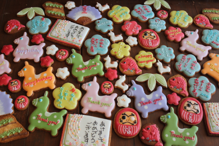 お正月アイシングクッキー そんなわたしがパン屋さん お正月アイシングクッキー そんなわたしがパン屋さん