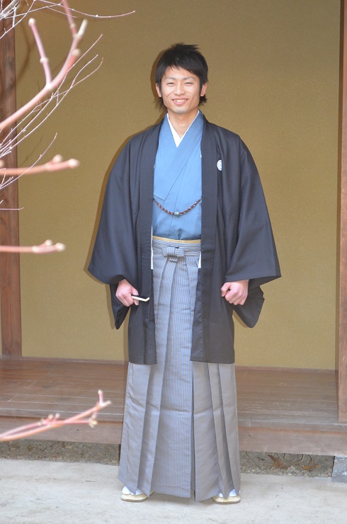 純平君、ご成人おめでとう(^∀^ 勇ましい袴姿_d0230676_16385241.jpg