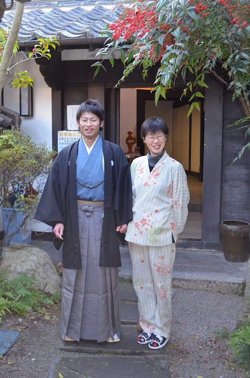 純平君、ご成人おめでとう(^∀^ 勇ましい袴姿_d0230676_16453650.jpg