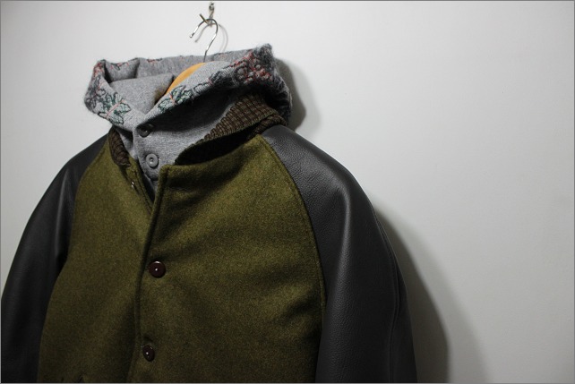 NEPENTHES SKOOKUM MELTON BODY AWARD JACKET : CRESCENTGOOSE