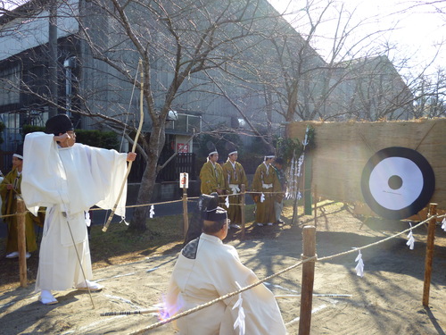 新田神社の武射祭_a0158075_20531351.jpg