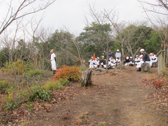 黒田官兵衛放映初日に登る馬ヶ岳　2014.1.5_a0166196_199101.jpg