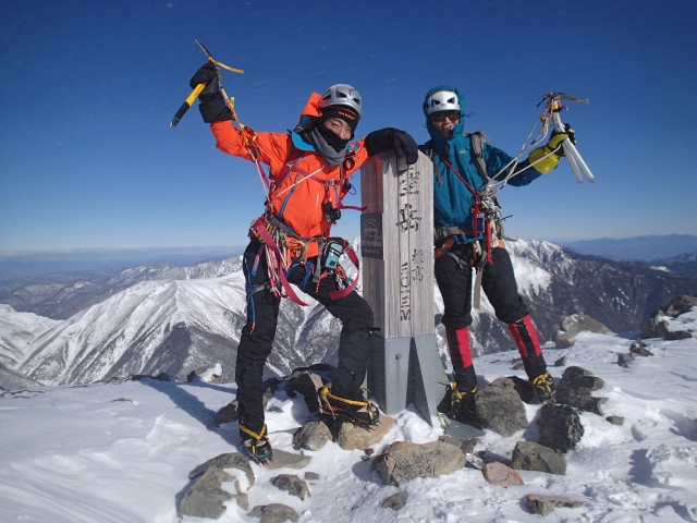 2013年のラストは、聖岳東尾根_b0133032_84377.jpg