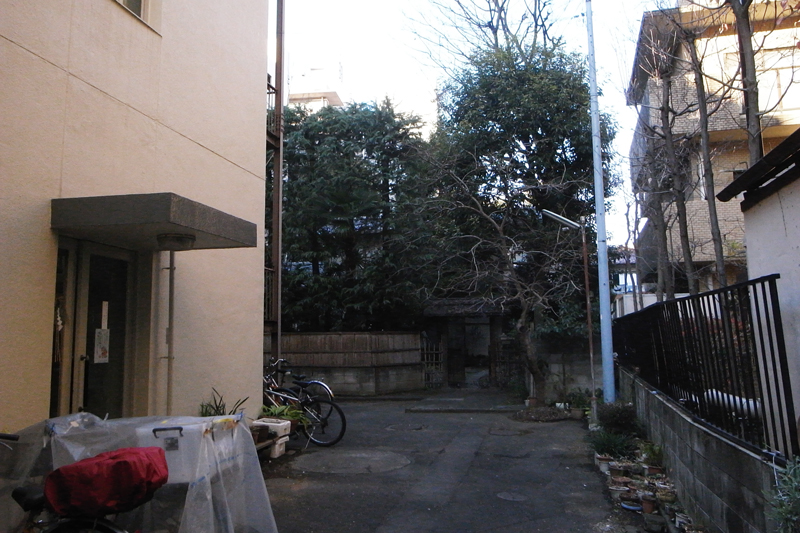 田無宿の面影を求めて　6　駅前再開発ビルの裏側の街道筋_d0082324_15511522.jpg