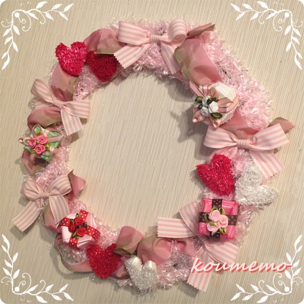 Valentine\'s gift wreath*_c0216315_06083431.jpg