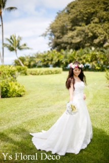 南国の花冠 ハワイ挙式の新婦さんへ_b0113510_10263982.jpg