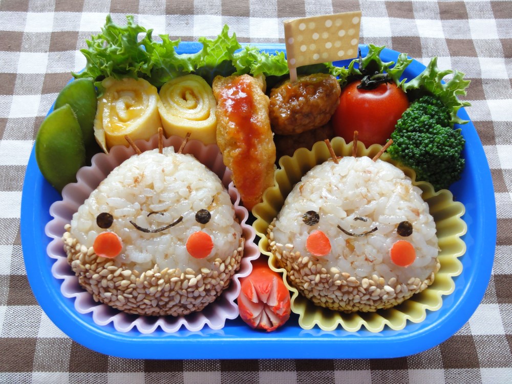 キャラ弁 栗ツインズ 秋のお弁当 子連れハワイ旅行blog