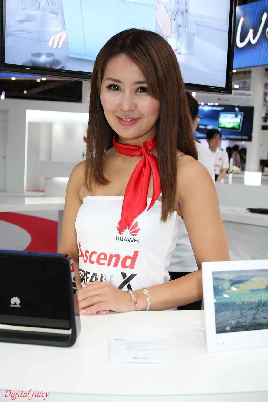 後藤あきこ さん 華為技術日本株式会社 ブース Digital Juicy 後藤あきこ さん 華為技術日本株式会社 ブース Digital Juicy