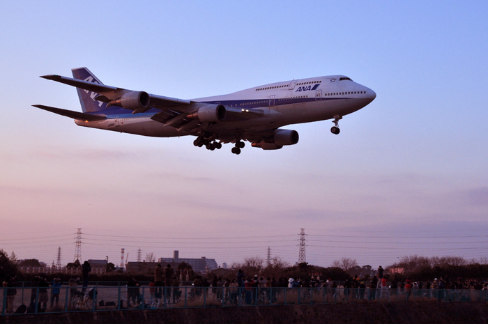 ジャンボ機Ｂ７４７伊丹飛来_b0250494_23515840.jpg